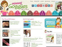 Tablet Screenshot of mommygoggles.com